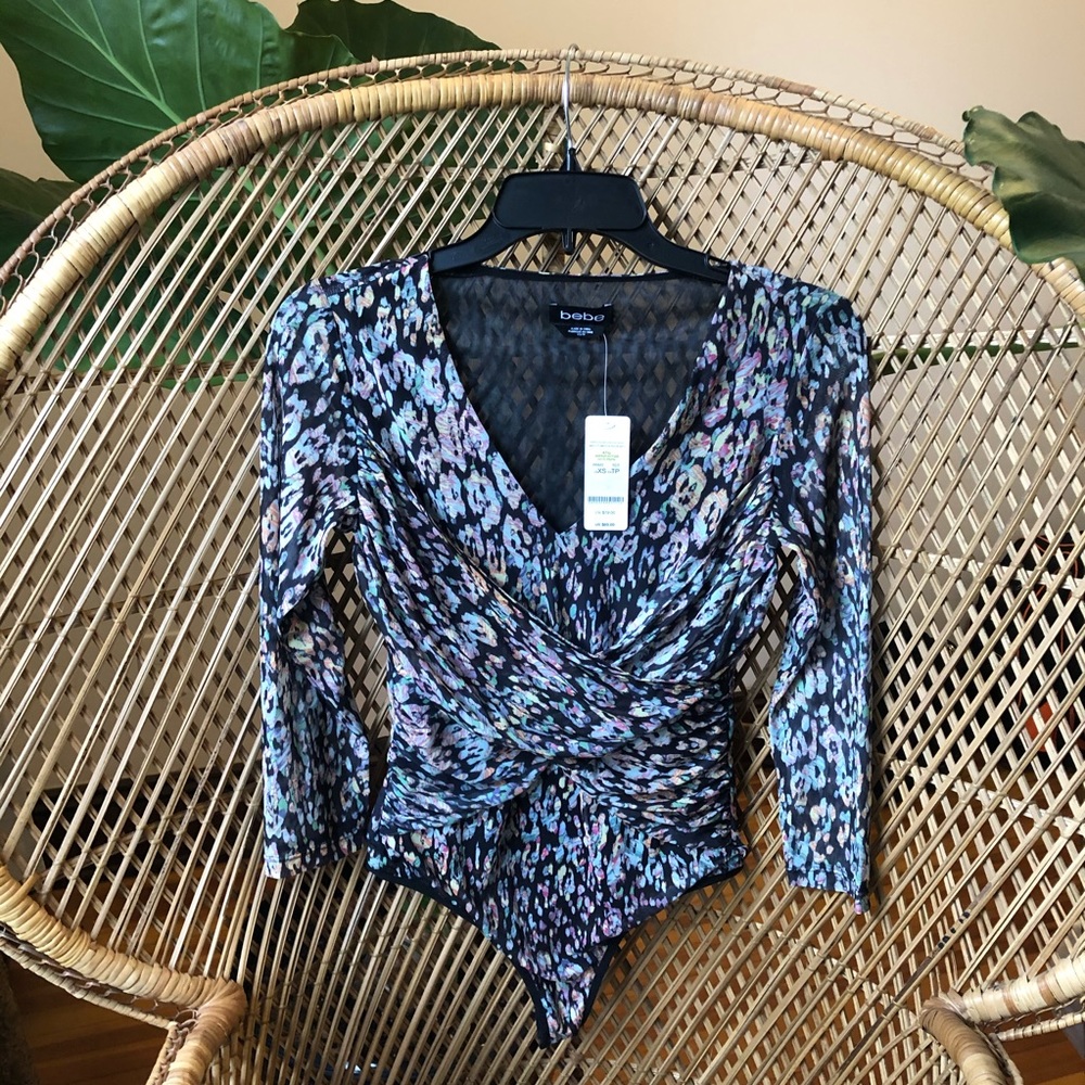 NWT Bebe colorful onesie